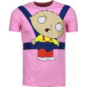 Baby Stewie - T-Shirt - Roze