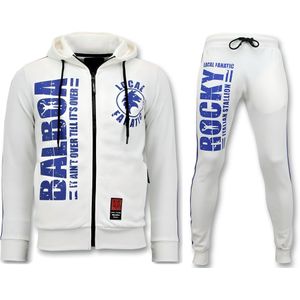 Heren Trainingspak - Rocky Balboa Sport Pak - Wit