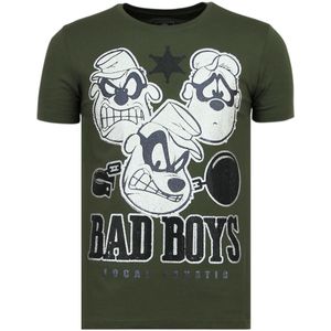Beagle Boys - Grappige T-Shirt Mannen - G - Groen
