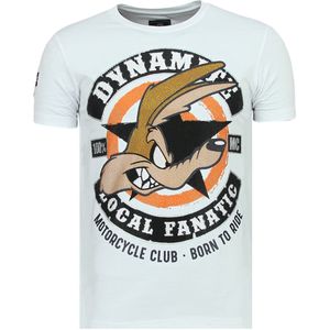 Dynamite Coyote - Leuke T-Shirt Heren - W - Wit