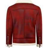 Imitatie Bontjas - Lammy Coat - Rood