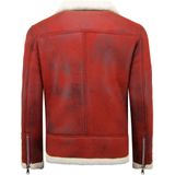 Imitatie Bontjas - Lammy Coat - Rood