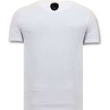 Heren T-Shirt - Joaquin Guzman El Chapo - Wit