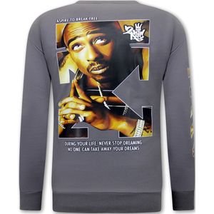 Tupac Shakur - Pac Heren Trui - Grijs