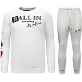 Joggingpak Mannen - Ballin Las Vegas - Wit