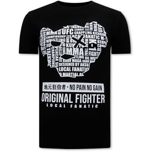 MMA Orginal Fighter Heren T-Shirt - Zwart