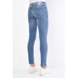 Slim Fit Jeans Heren Stretch Broek - DC  Blauw