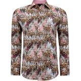 Hawaii Blouse Heren  Bruin