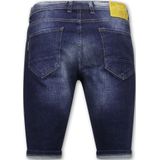 Jeans Short Heren Stretch -  - Blauw