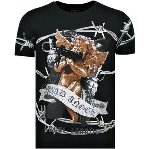 Bad Angel - T-Shirt Heren - N - Navy