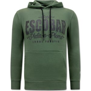 Pablo Escobar Heren Hoodie - Groen