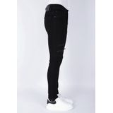 Zwarte Gescheurde Jeans Heren - Slim Fit -DP