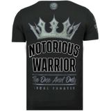 King Notorious - Slim Fit T-Shirt Mannen - Z - Zwart