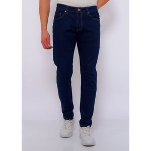 Nette Slim Fit Heren Jeans Stretch - DC  Blauw