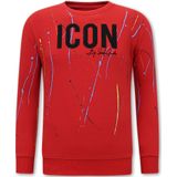 Mannen Joggingspak - ICON Painted - Rood