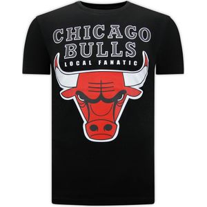 Bulls Classic Heren T-Shirt - Zwart
