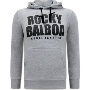 Rocky Balboa Heren Hoodie - Grijs