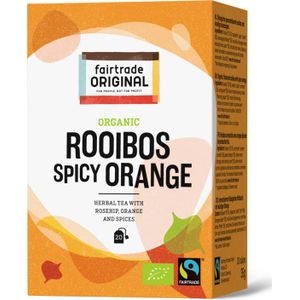 Fair Trade Original Thee Rooibos sinaasappel, bio,MH,20x1,75g