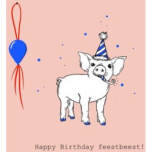 FT 155305 Happy Birthday feestbeest!