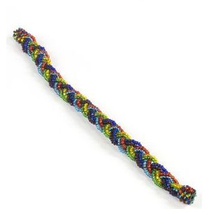 Bohemian Fair Trade Armband Gevlochten Regenboog