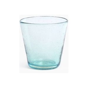 Imperfect design Drink Glas H9xB9cm aqua