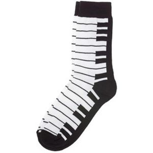 Pianotoetsen - Kindersokken - Zwart - Katoen