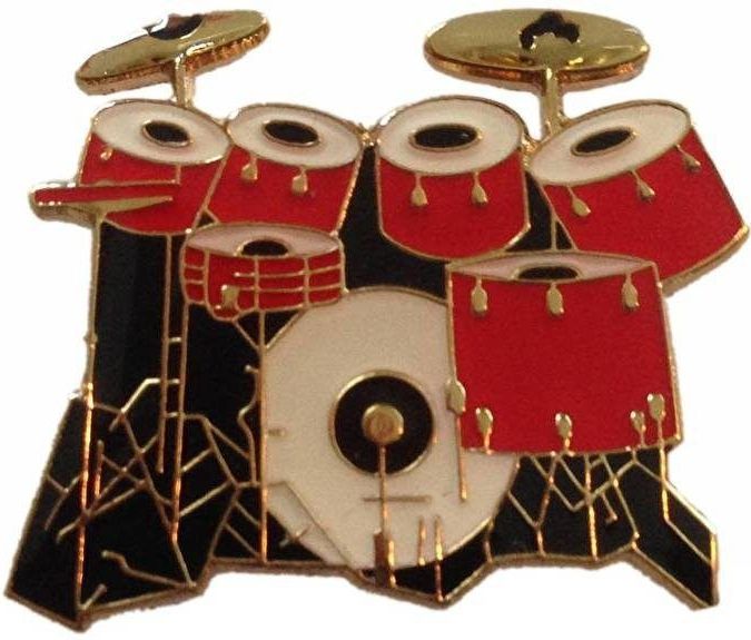 Speldje 7-delig drumstel, rood