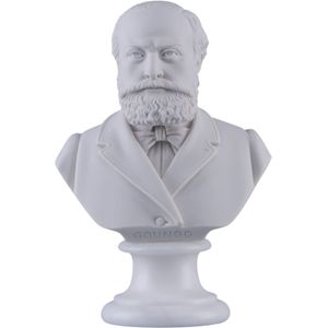 Albast borstbeeld Charles Gounod - 30 cm