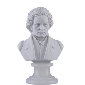 Albast borstbeeld Beethoven - 22 cm