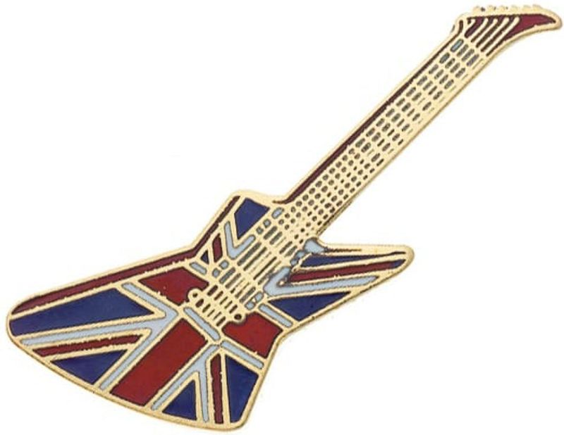 Speldje Fender Explorer Gitaar, Britse vlag