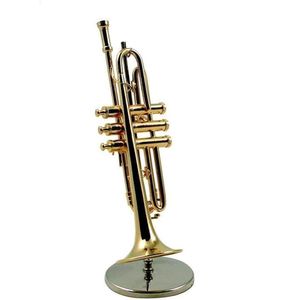 Miniatuurinstrument trompet - Gebroken wit