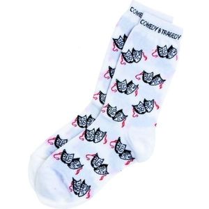 Sokken - Komedie Tragedie - Wit