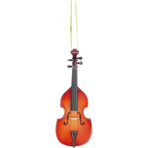 Kerstversiering contrabas 13 cm