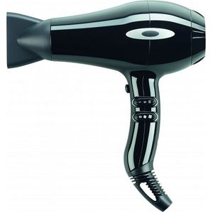 Impact Ionic 4000 AC Fohn 2100W Glanzend Zwart OP=OP