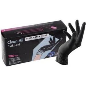 Sibel Latex Handschoenen L Black OP=OP