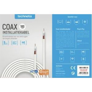 Coaxkabel COAXIH rol 10 mtr. [ZIGGO geschikt]