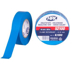 HPX PVC isolatietape VDE | Blauw | 19mm x 20m - IL1920 - 10 stuks - IL1920