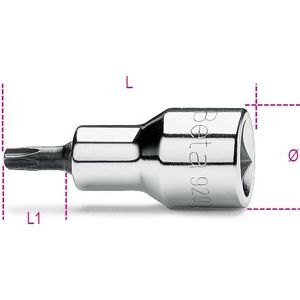 Beta Schroevendraaier-doppen voor Torx schroeven 920TX 25 - 009200521