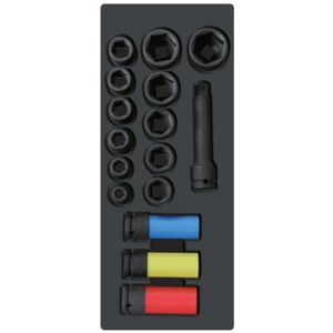 Beta - T111 - Harde Inlegbak - 16 Gereedschappen - ABS Thermogevormd