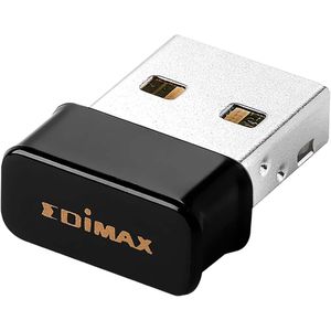Edimax 2-in-1 N150 Wi-Fi & Bluetooth 4.0 Nano USB Adapter 2.4 GHz Zwart | 1 stuks - EW-7611ULB - EW-7611ULB