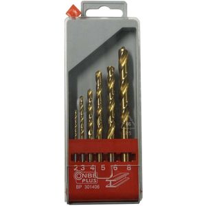 CON:P Set Metaalboren Titan 2-8Mm 6Dlg - BP301406