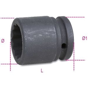 Beta 728B 46-Slagdoppen Twaalfkant - 007280146