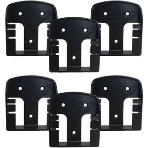 StealthMounts BM-CAS18-BLK-6 Accuhouder voor CAS accu's | Zwart | 6-pack - BM-CAS18-BLK-6