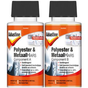 Alabastine Polyester & Metall Hars Set 200ml | Primers & voorstrijkmiddelen