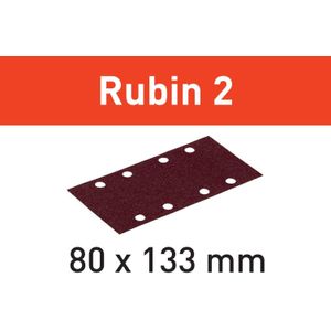 Festool Accessoires Schuurstroken Rubin 2 | STF 80X133 | P80 | RU2/50 - 499048