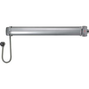 JPM FC-EA-10 JPM Elektromechanische paniekbalk Fluid Control - Uit- en Ingang | type: C | 1 punt | knop | kleur: aluminium | lengte: 1165 mm | inkortbaar tot: 835 mm. - A000320010