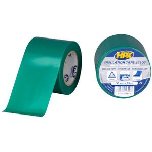 HPX PVC isolatietape | Groen | 50mm x 10m - VI5010 | 100 stuks VI5010