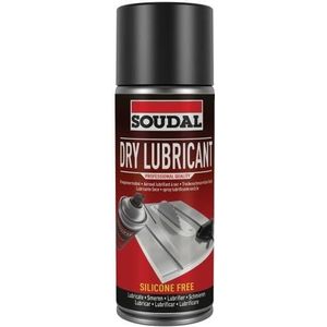 Soudal - Dry Lubricant - 400 ml - Siliconevrij - Smeermiddel voor Wrijvingspunten