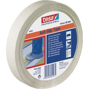 Tesa Antisliptape | beige fluorescerend | lengte 15 m, breedte 25 mm rol | 6 stuks - 60953-00000-00 60953-00000-00