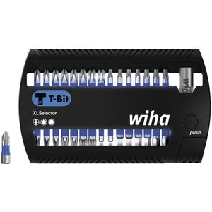 Wiha Bitset XLSelector T-bit 25 mm Phillips, TORX®, zeskant 32-delig 1/4" C6,3 - 41830 - 41830